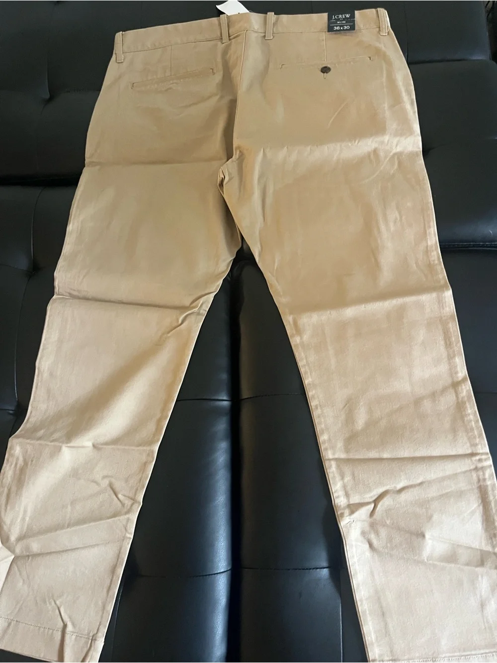 J. Crew Men's Khaki Straight Chinos